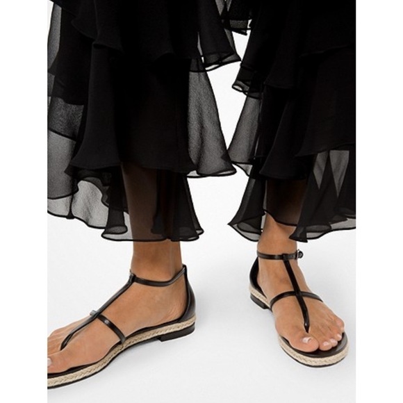 Michael Kors Collection Shoes - MICHAEL KORS COLLECTION Annabeth Leather Sandal 41 (US10)